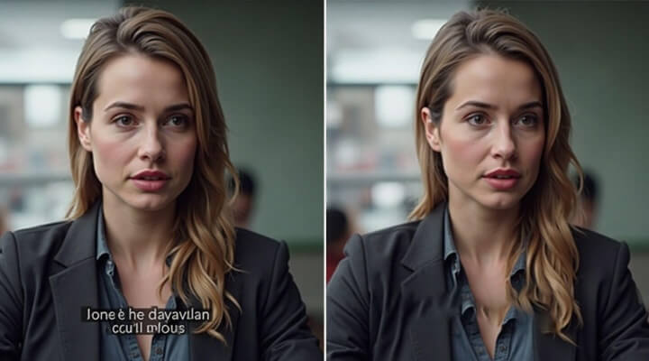 视频去字幕演示